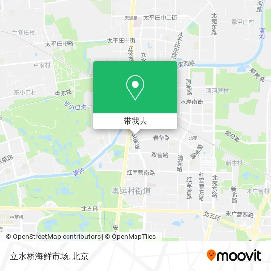 立水桥海鲜市场地图