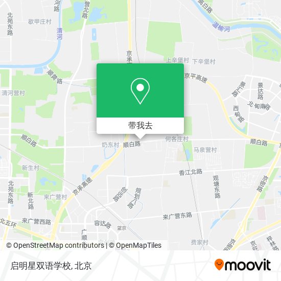启明星双语学校地图