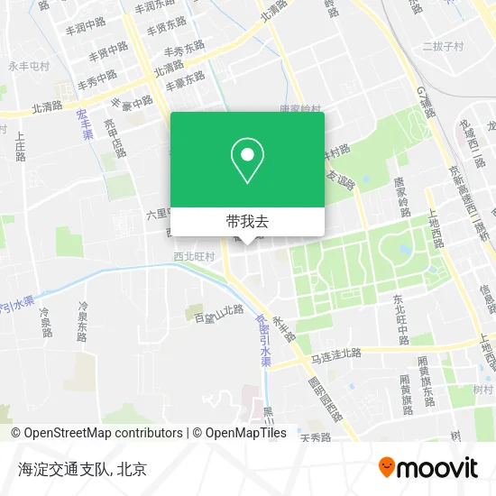 海淀交通支队地图