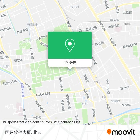 国际软件大厦地图