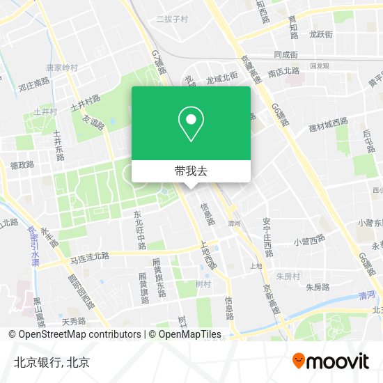北京银行地图