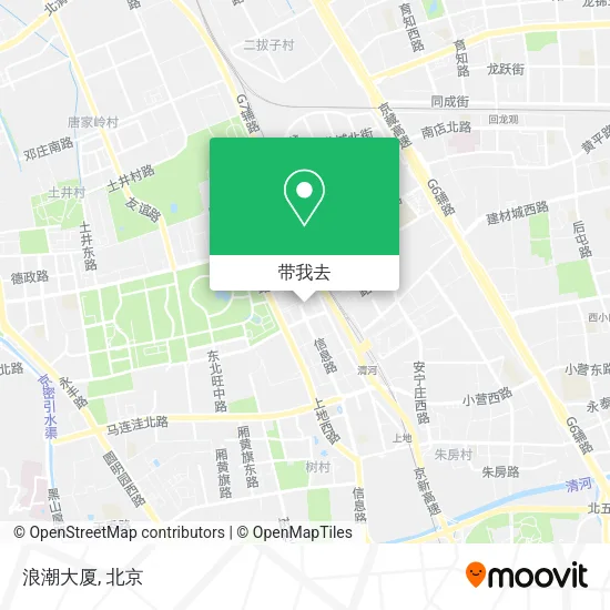浪潮大厦地图