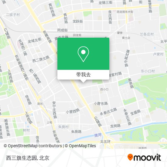 西三旗生态园地图