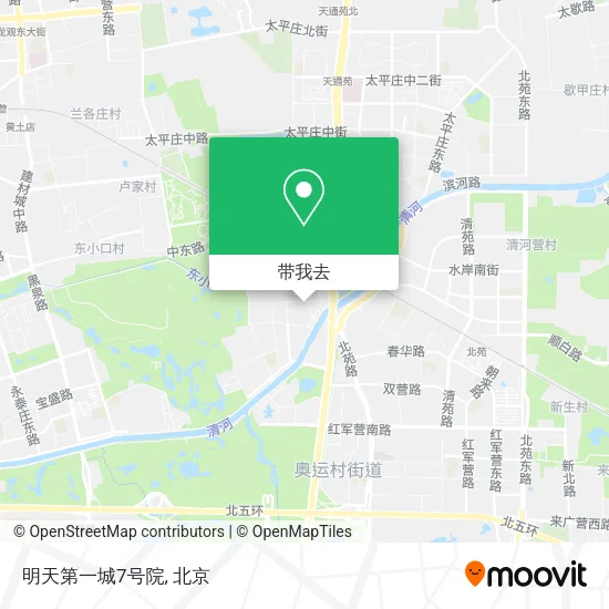 明天第一城7号院地图