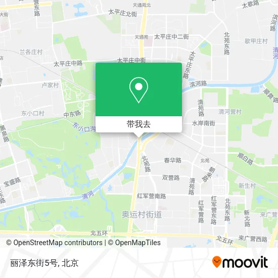 丽泽东街5号地图