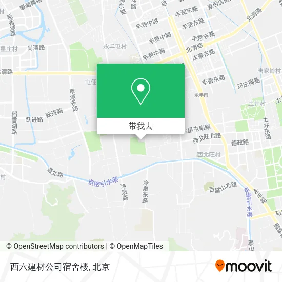 西六建材公司宿舍楼地图