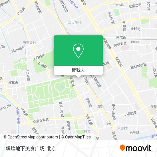 辉煌地下美食广场地图