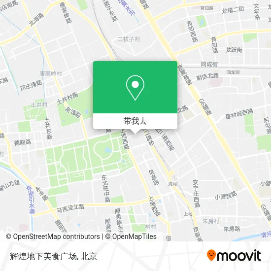 辉煌地下美食广场地图