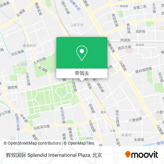 辉煌国际 Splendid International Plaza地图