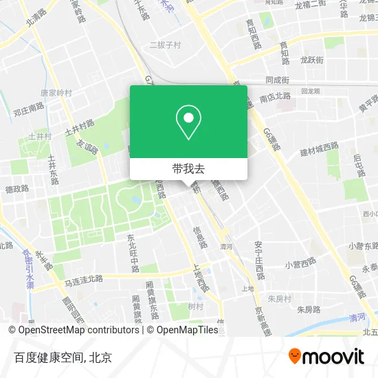 百度健康空间地图