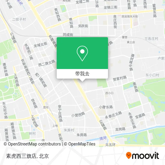 素虎西三旗店地图