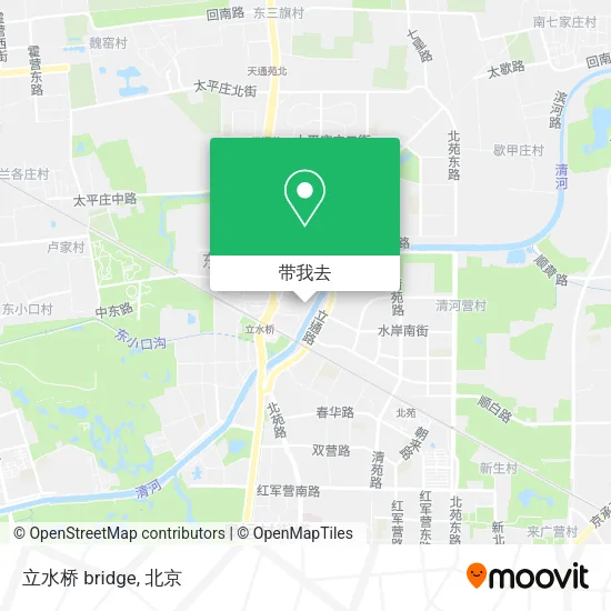 立水桥 bridge地图