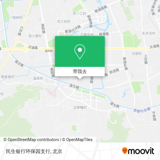 民生银行环保园支行地图