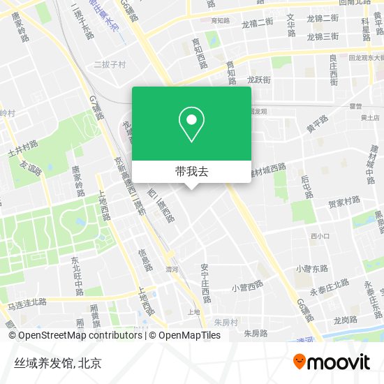 丝域养发馆地图