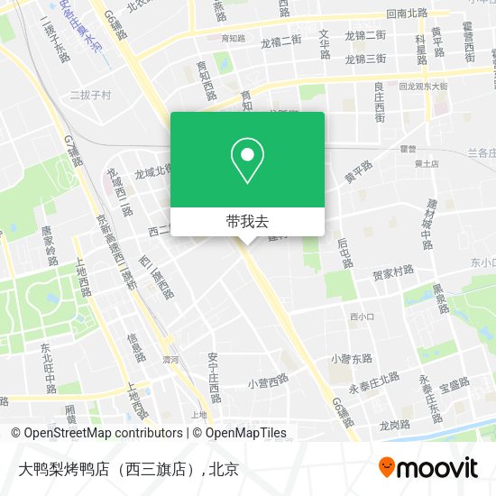 大鸭梨烤鸭店（西三旗店）地图