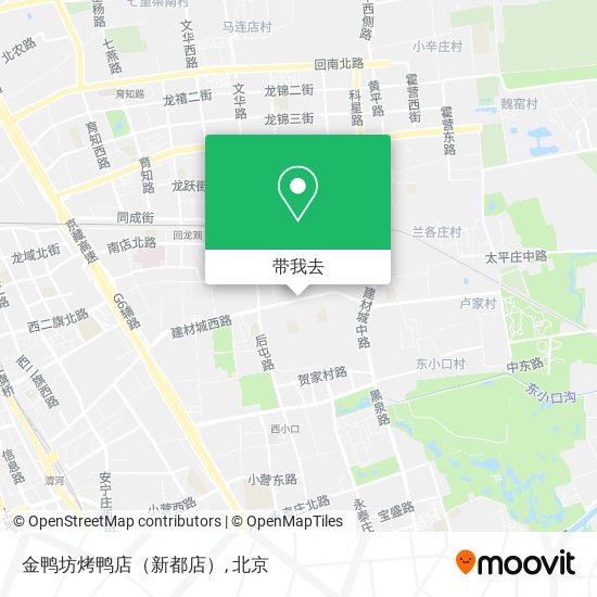 金鸭坊烤鸭店（新都店）地图