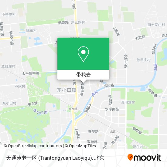 天通苑老一区 (Tiantongyuan Laoyiqu)地图