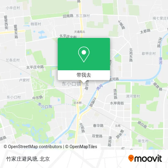 竹家庄避风塘地图
