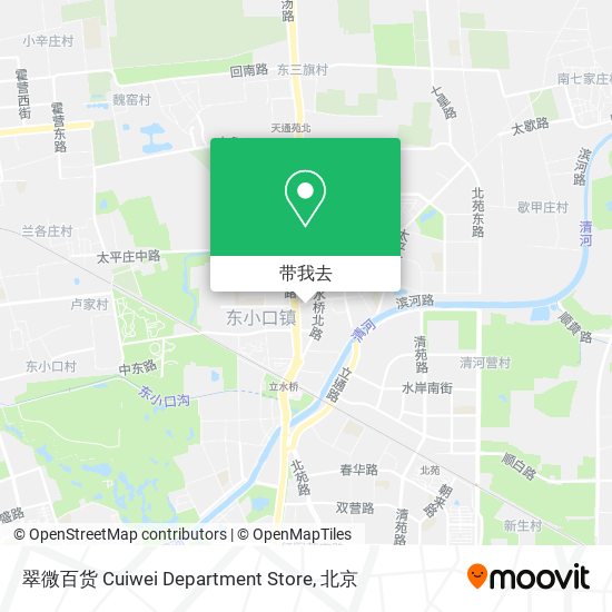 翠微百货 Cuiwei Department Store地图