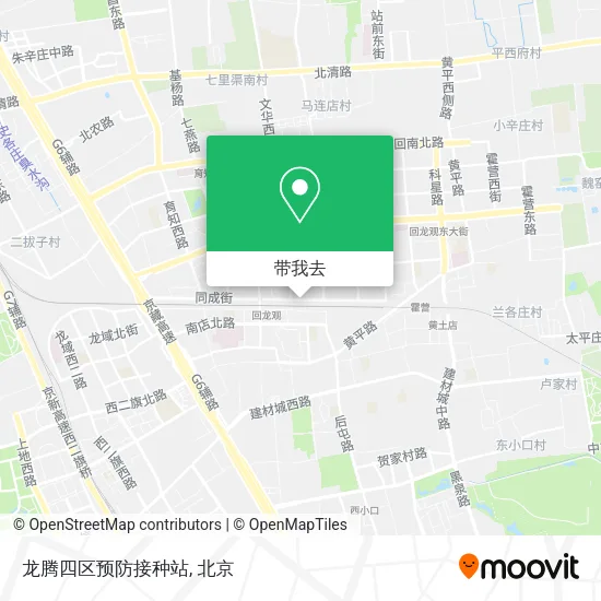 龙腾四区预防接种站地图