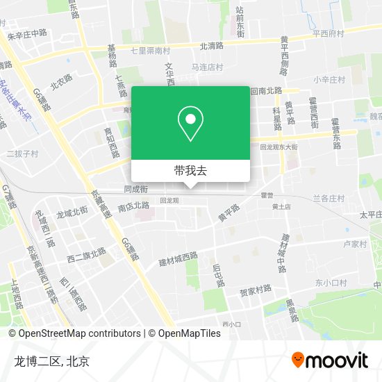 龙博二区地图