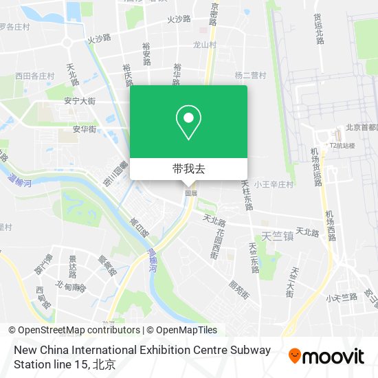 New China International Exhibition Centre Subway Station line 15地图