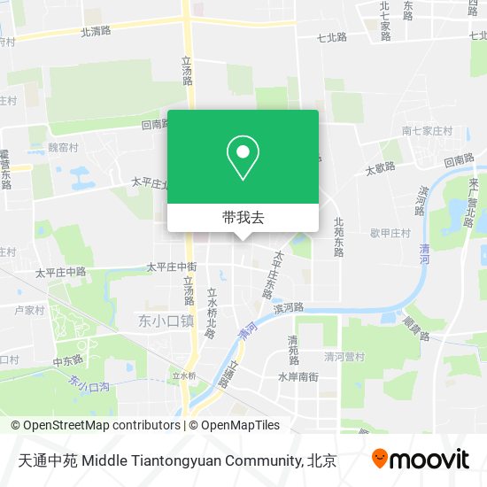 天通中苑 Middle Tiantongyuan Community地图