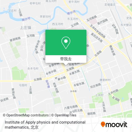 Institute of Apply physics and computational mathematics地图