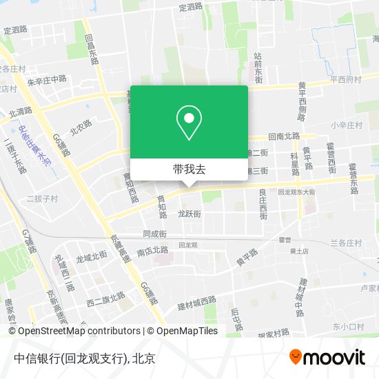中信银行(回龙观支行)地图