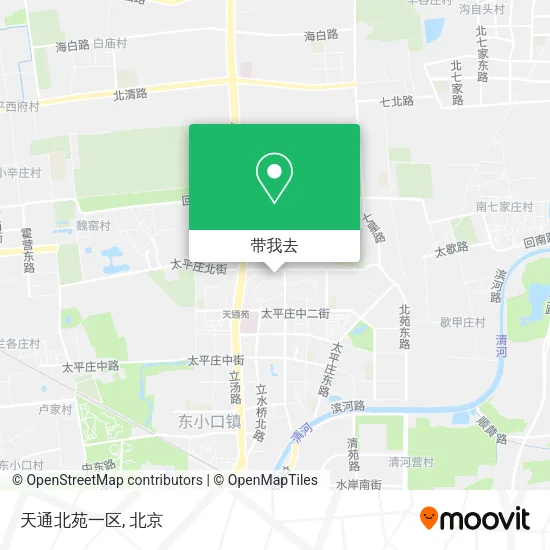 天通北苑一区地图