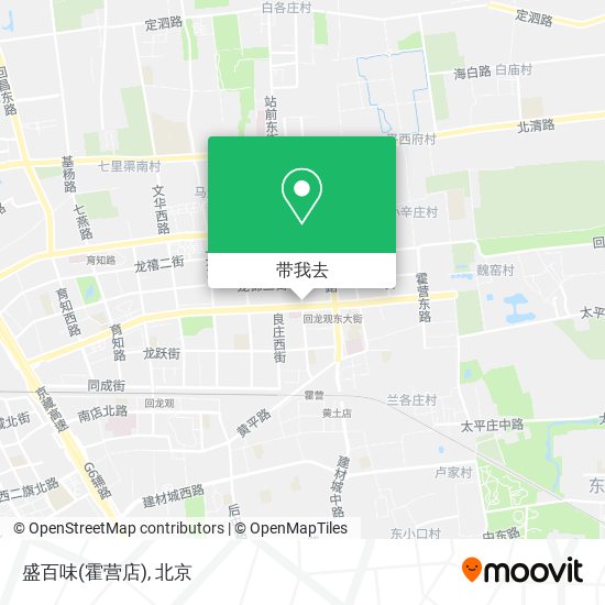 盛百味(霍营店)地图