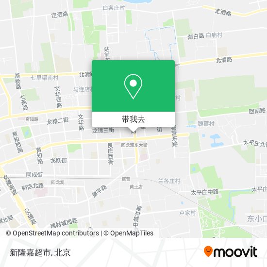 新隆嘉超市地图