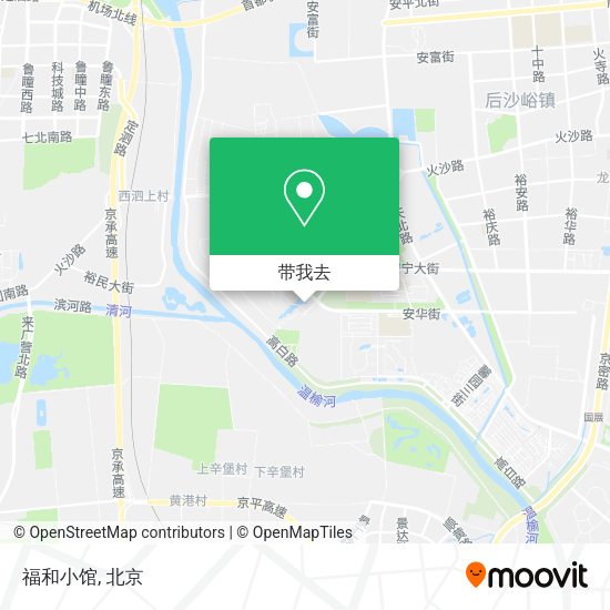福和小馆地图