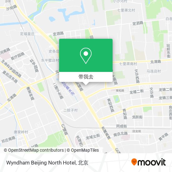 Wyndham Beijing North Hotel地图