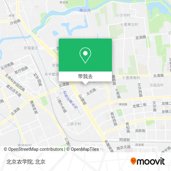 北京农学院地图