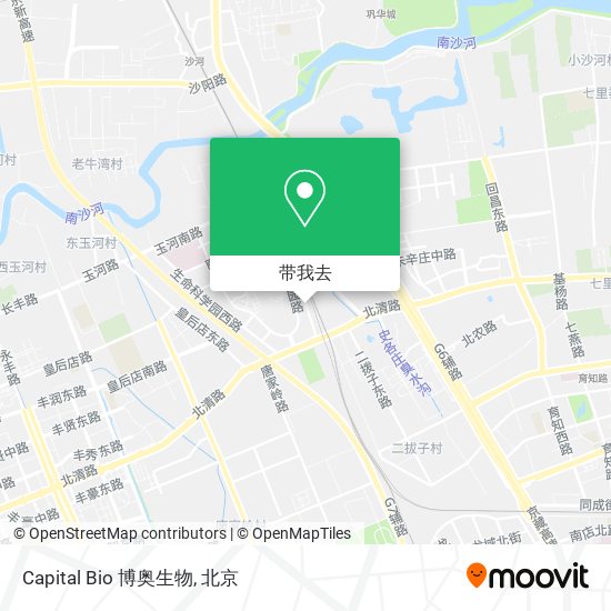 Capital Bio 博奥生物地图