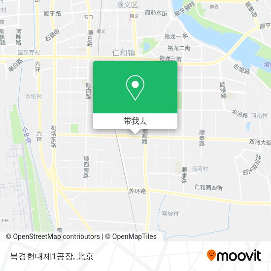 북경현대제1공장地图
