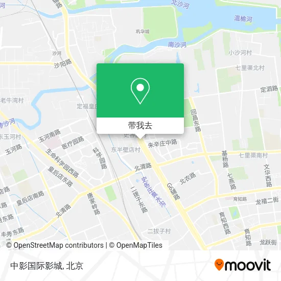 中影国际影城地图