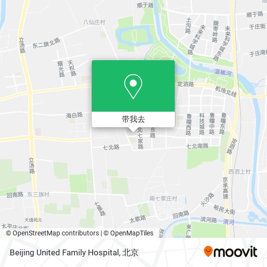 Beijing United Family Hospital地图
