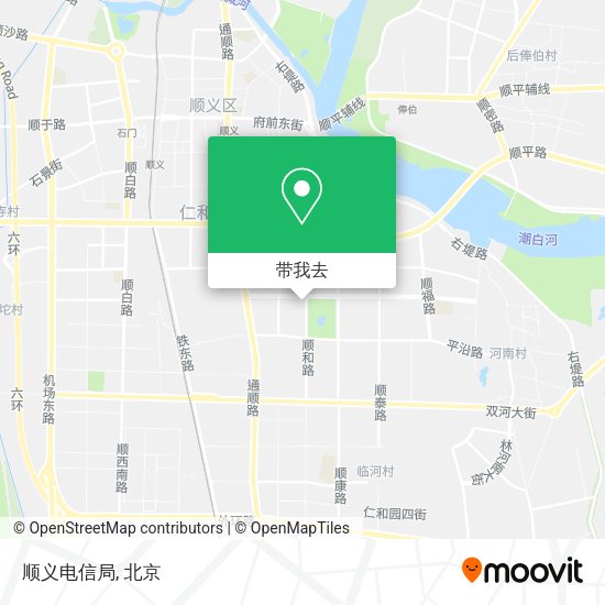 顺义电信局地图