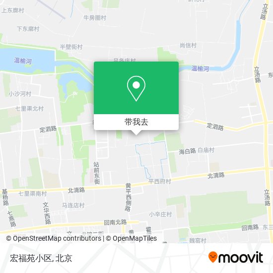 宏福苑小区地图
