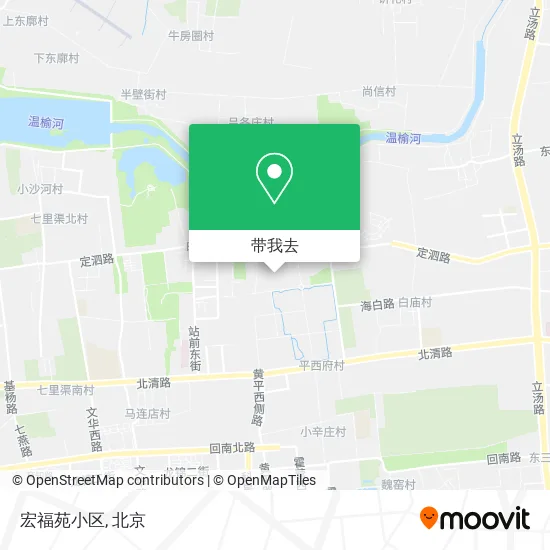 宏福苑小区地图