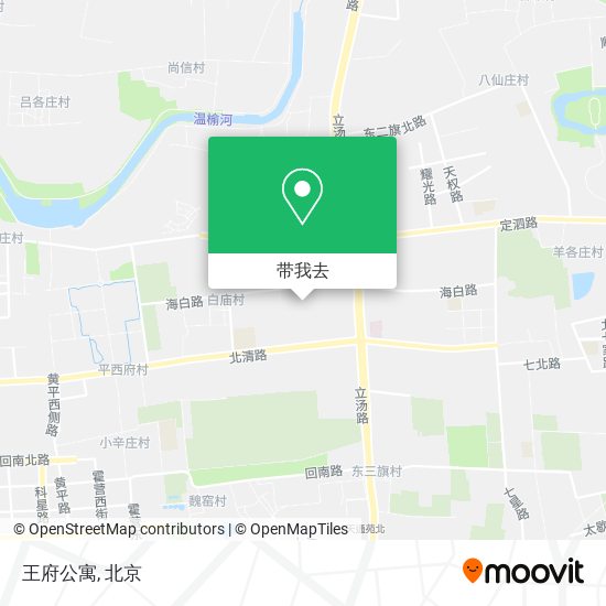 王府公寓地图