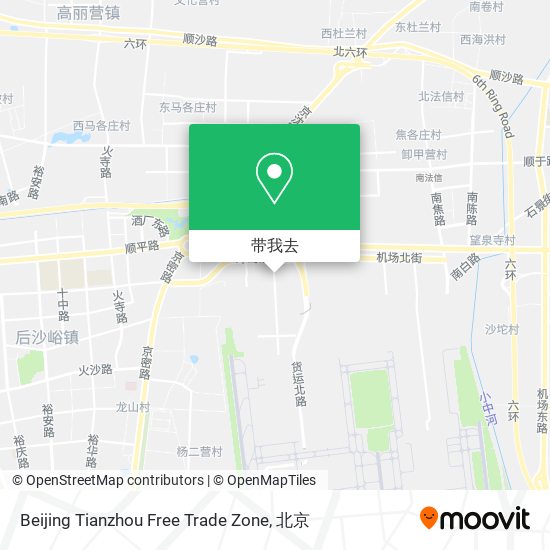 Beijing Tianzhou Free Trade Zone地图