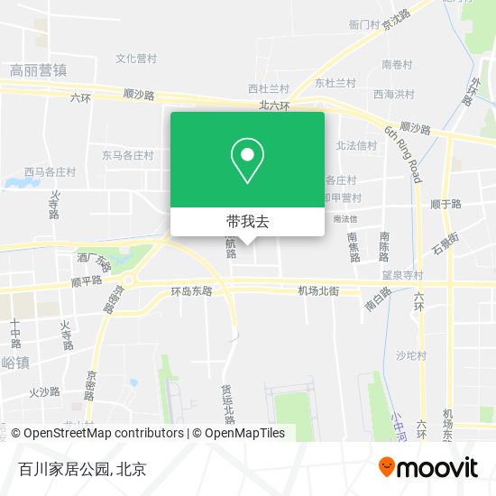 百川家居公园地图
