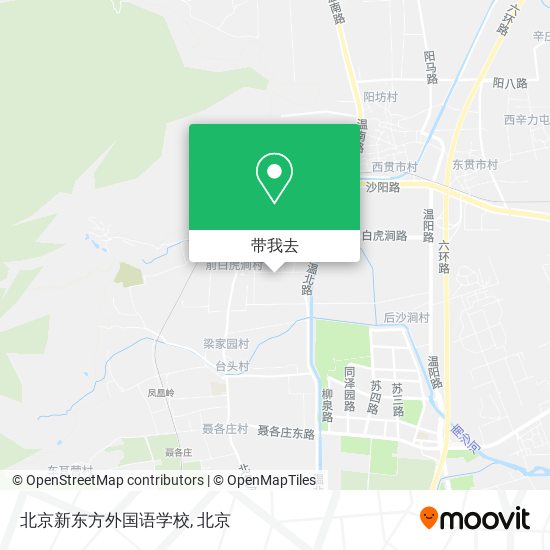 北京新东方外国语学校地图
