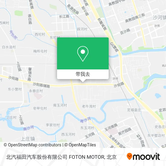 北汽福田汽车股份有限公司 FOTON MOTOR地图