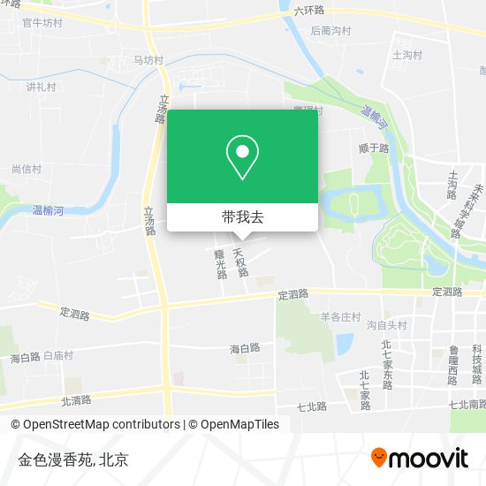 金色漫香苑地图