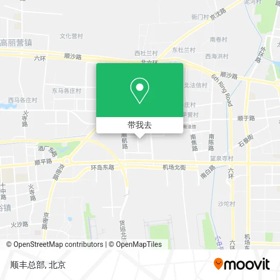 顺丰总部地图