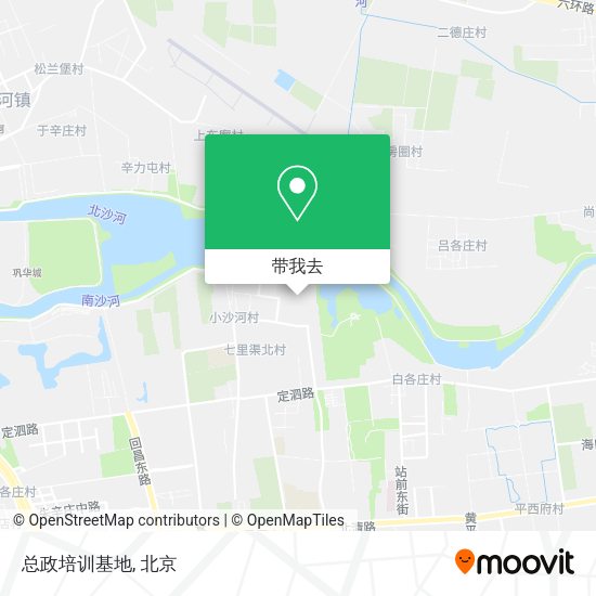 总政培训基地地图